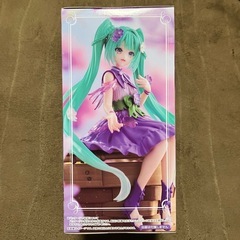 初音ミク　ぬーどるストッパーフィギュア　紫のコスモスの画像