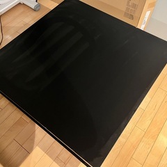 DORISブラックローテーブル   の画像