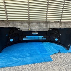 トヨタ ヴェルファイア 30系　前期　純正 フロントバンパー ZG Z タイプ用　メッキパーツ付の画像