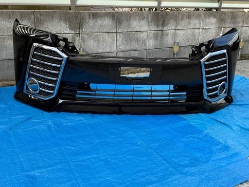 トヨタ ヴェルファイア 30系　前期　純正 フロントバンパー ZG Z タイプ用　メッキパーツ付