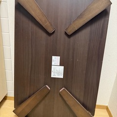 【9/14or15お渡し】ニトリ　
折りたたみテーブル　中古品の画像