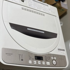 送料・設置込み可　洗濯機　6kg  SHARP 2020年【分解クリーニング済み】の画像
