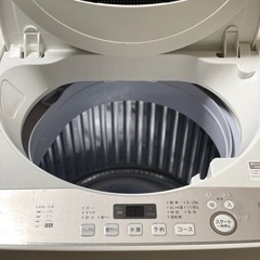 送料・設置込み可　洗濯機　6kg  SHARP 2020年【分解クリーニング済み】の画像