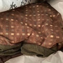 長方形こたつ、布団、カバーの画像