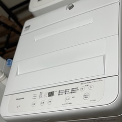送料・設置込み可　洗濯機　5kg Panasonic 2024年【分解クリーニング済み】の画像