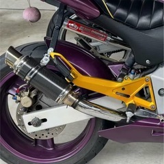 ホーネット250 ダウンマフラー　フルエキの画像
