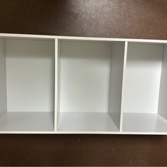 カラーボックス 3段 ホワイト 6個在庫あり まとめ歓迎の画像
