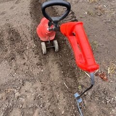 農機具 家庭菜園 電動耕運機 アスミル 耕す造 動作品の画像