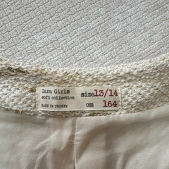 zara kids ノーカラージャケットの画像