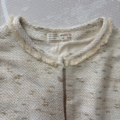 zara kids ノーカラージャケットの画像
