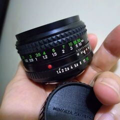 新品級　minolta 50mm f1.4 md rokkorの画像