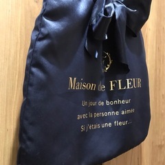 Maison de FLEUR [メゾン ド フルール] トートバッグ　ネイビーの画像