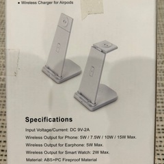 🌟 掘り出し市53.🌟3in1ワイヤレス充電器15W　モバイルバッテリー4800mAh 2点まとめ売り　　転売o.k.！の画像