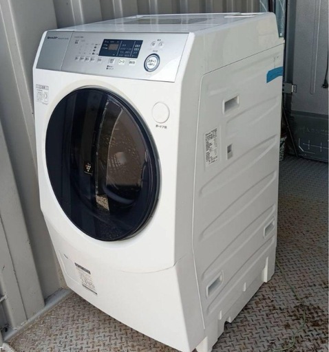 超最安値?2019年製SHARPドラム式洗濯乾燥機 単身最適ES-H10C 配達無料 