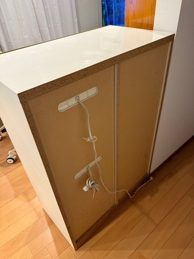レンジ台　レンジボード　炊飯器台　ホワイト