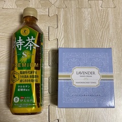 【新品・未使用】ラベンダーハンドクリーム＆ふんわりハンカチセット　人気の画像