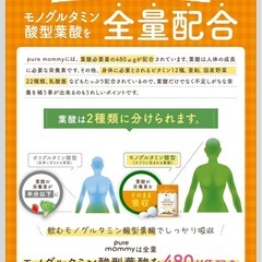 【新品・2袋】ピュアマミー 葉酸 サプリ 妊婦 ベビーの画像
