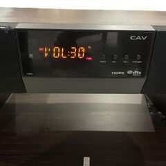 【決まりました】CAV 3.1ch シアターラック オーディオテレビ台 ダークブラウン HRN-130HDの画像