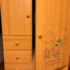 ベビータンス　キッズ服収納　ベビー服収納の画像