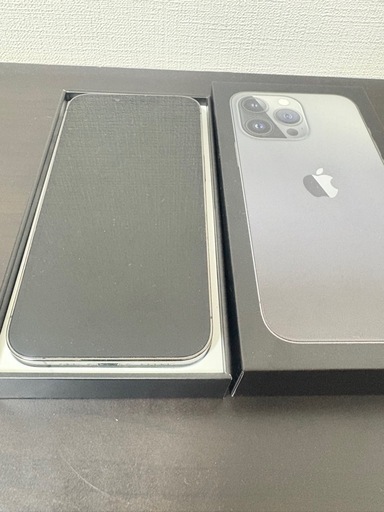 超美品iPhone13Pro 256GBSIMフリー グラファイト 付属品:箱