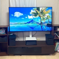 棚付テレビスタンド32〜65㌅対応★2023年購入の画像