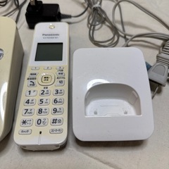 Panasonic VE-GD27-W 電話機 本体、子機の画像
