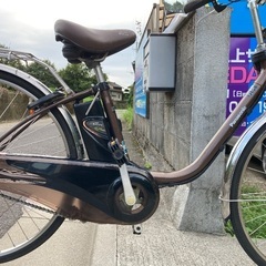 パナソニック電動アシスト自転車26インチ中古車の画像