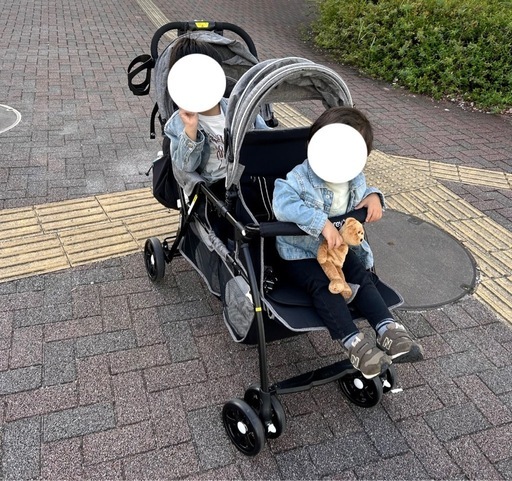 使用回数1回二人乗りベビーカー