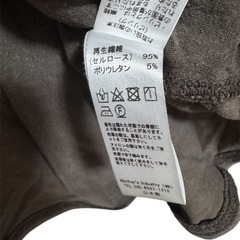 【ミズイロインド 】 グレー 長袖シャツ カットソー 襟付きの画像