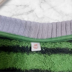 【UNIQLO KIDS】ユニクロ　ボアカーディガン 140サイズの画像