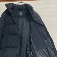 ユニクロ　シームレスダウンパーカ　ブラック　黒　Lサイズの画像