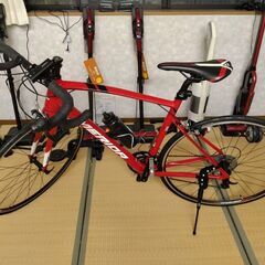 ロードバイク（MERIDA RIDE200 2015）＋ローラー台＋付属品の画像