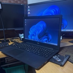 2020年製 ノートパソコン DELL Windows11 CPU 第8世代 Pentium 5405u メモリ8GB SSD256GB+HDD500GB Office2021  BIOSアップデート済みの画像