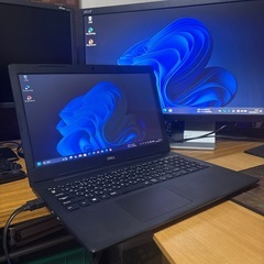 2020年製 ノートパソコン DELL Windows11 CPU 第8世代 Pentium 5405u メモリ8GB SSD256GB+HDD500GB Office2021  BIOSアップデート済みの画像