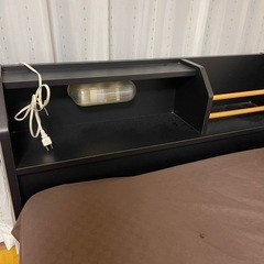 収納付きシングルベッドの画像