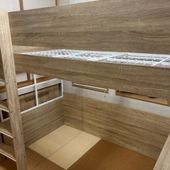 9月13.14日　ご購入受け渡しで大幅に値引き可能‼️美品❗️❗️ロフトベッド　ピープの画像