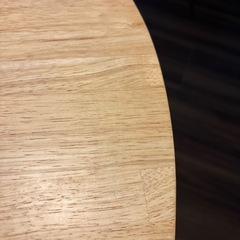 KANADEMONO THE CAFE TABLE ラバーウッド4本脚×ラウンドの画像