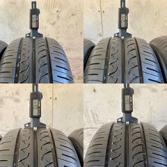 YOKOHAMAタイヤ BluEarth 195/65R15 91H中古タイヤ4本セットの画像