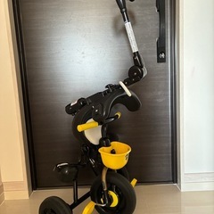 お値下げ中♡美品幼児三輪車✨タイムセール5,000円→3,500新品サンシェード付きの画像