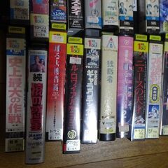 レンタル落ちビデオ　ガンダム、怪獣大戦争、猿の惑星、M.I.Tなど100～150本ほどの画像