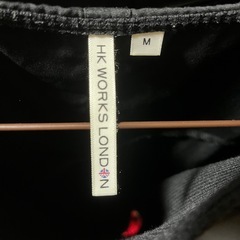 HK WORKS LONDON レディース カットソー ブラック Mサイズの画像