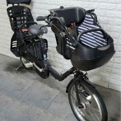 美品🌈大容量8🌸室内保管🌼パナソニック ギュット　🌼子供乗せ電動自転車bk13の画像