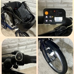 美品🌈大容量8🌸室内保管🌼パナソニック ギュット　🌼子供乗せ電動自転車bk13の画像