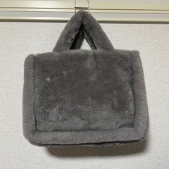 ☆美品☆ ダーリッチ ファーバッグ グレー ①の画像
