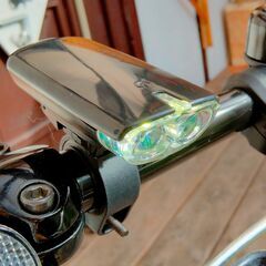 加古川　ソトのマ　子供用自転車　空気入れ付　２２インチ　アサヒ　ドレイド　DRIDE　カゴ付き　ライト付き　中古の画像