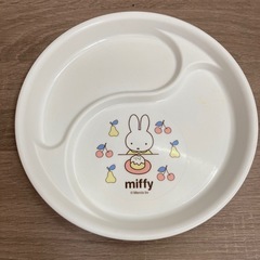 ミッフィー　プレート２枚セット　食器　お皿　姉妹　双子の画像