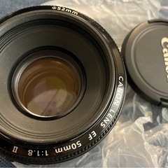 canon カメラレンズ　EF  50mm f\1.8IIの画像