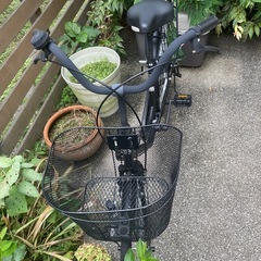 黒塗装のSANTOSの自転車 美品の画像