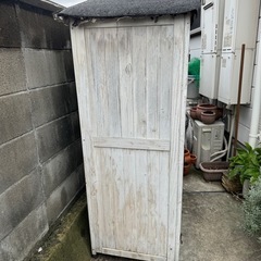 木製物置 中古 引き取り限定の画像