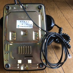 レトロな黒電話の画像